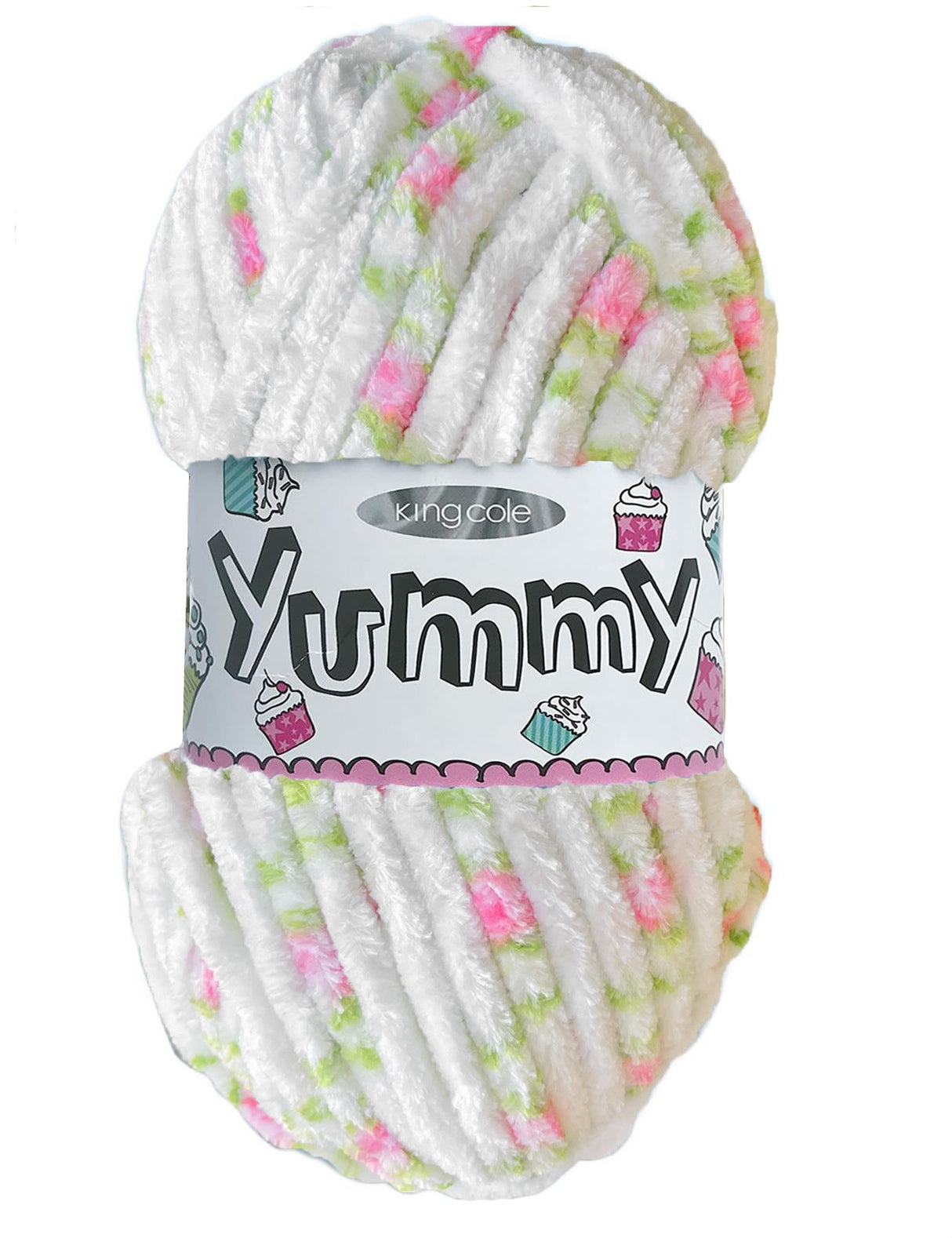 King Cole Yummy Pink Rose (4746) chenille yarn - 100g