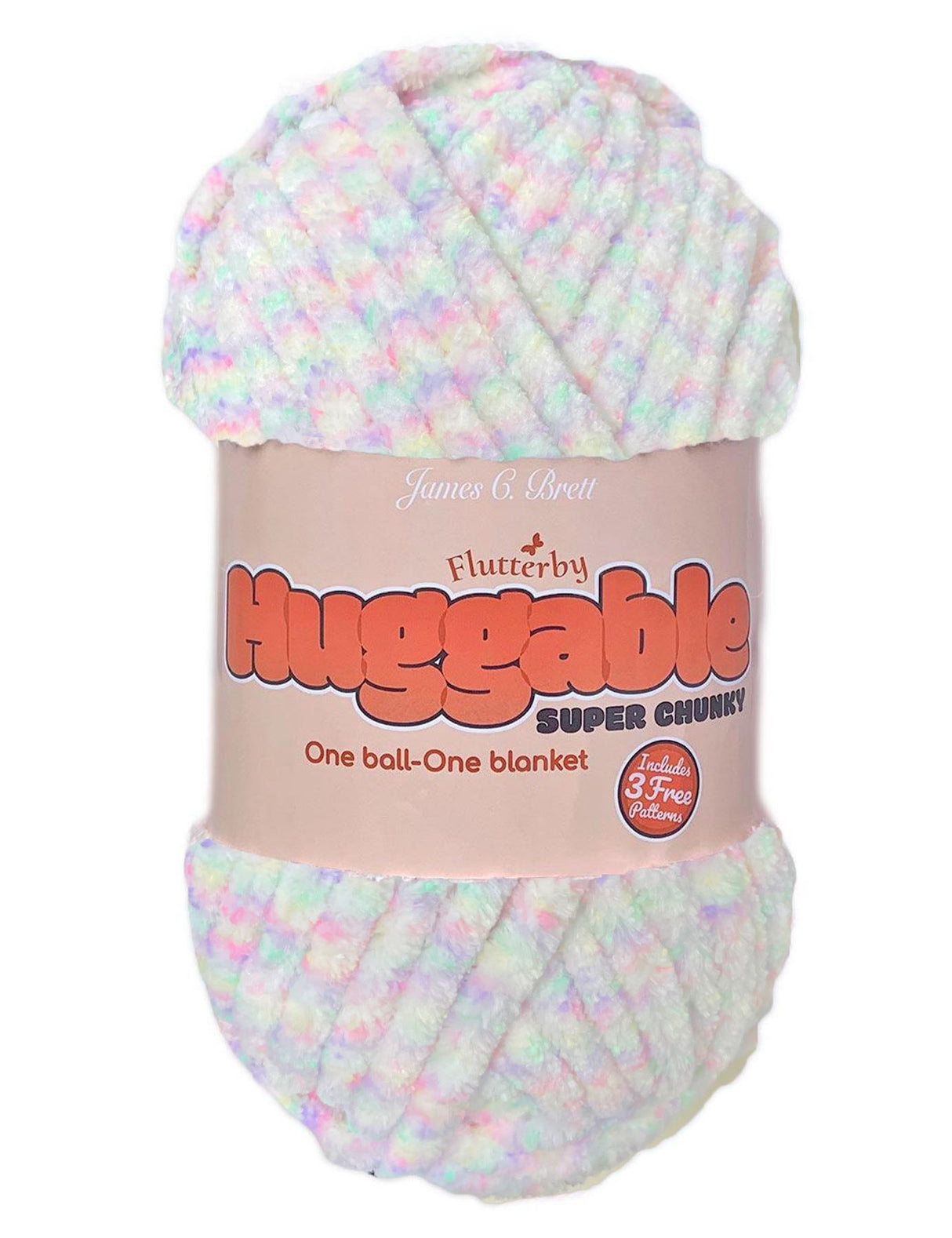 James C Brett Flutterby Huggable (UG13) chenille yarn - 250g