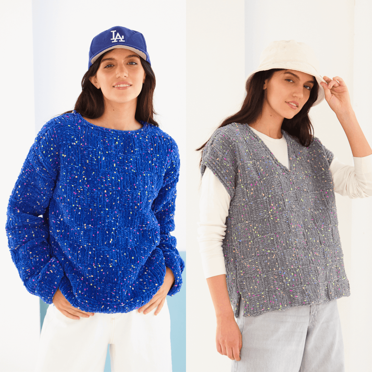 King Cole Yumtastic Chunky Women's Sweater and Tank Top Pattern 6253