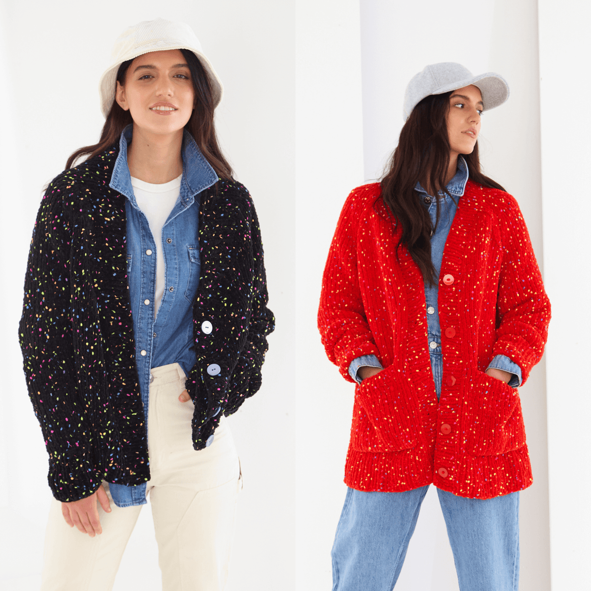 King Cole Yumtastic Chunky Women's Cardigans Pattern 6254