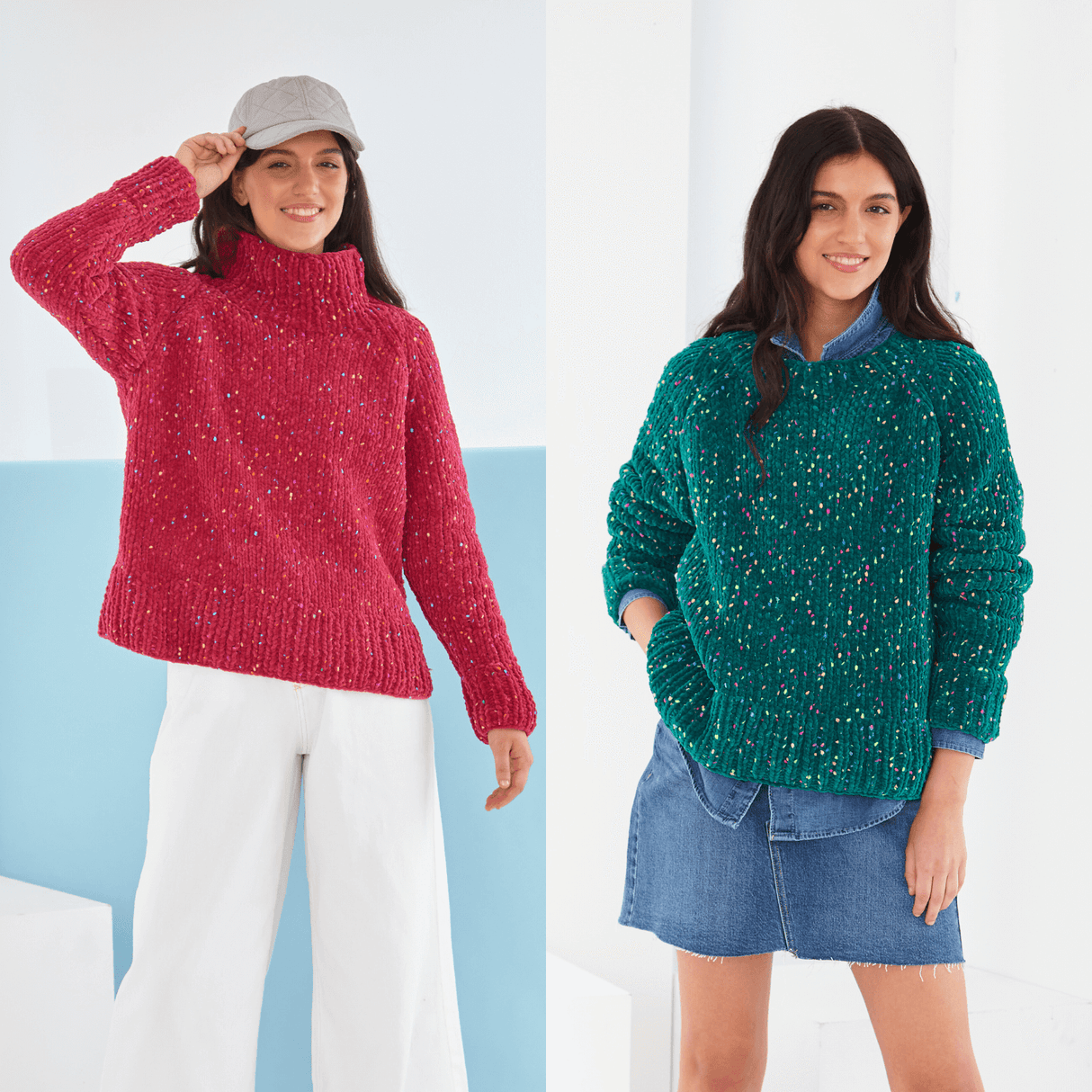 King Cole Yumtastic Chunky Women's Sweaters Pattern 6255