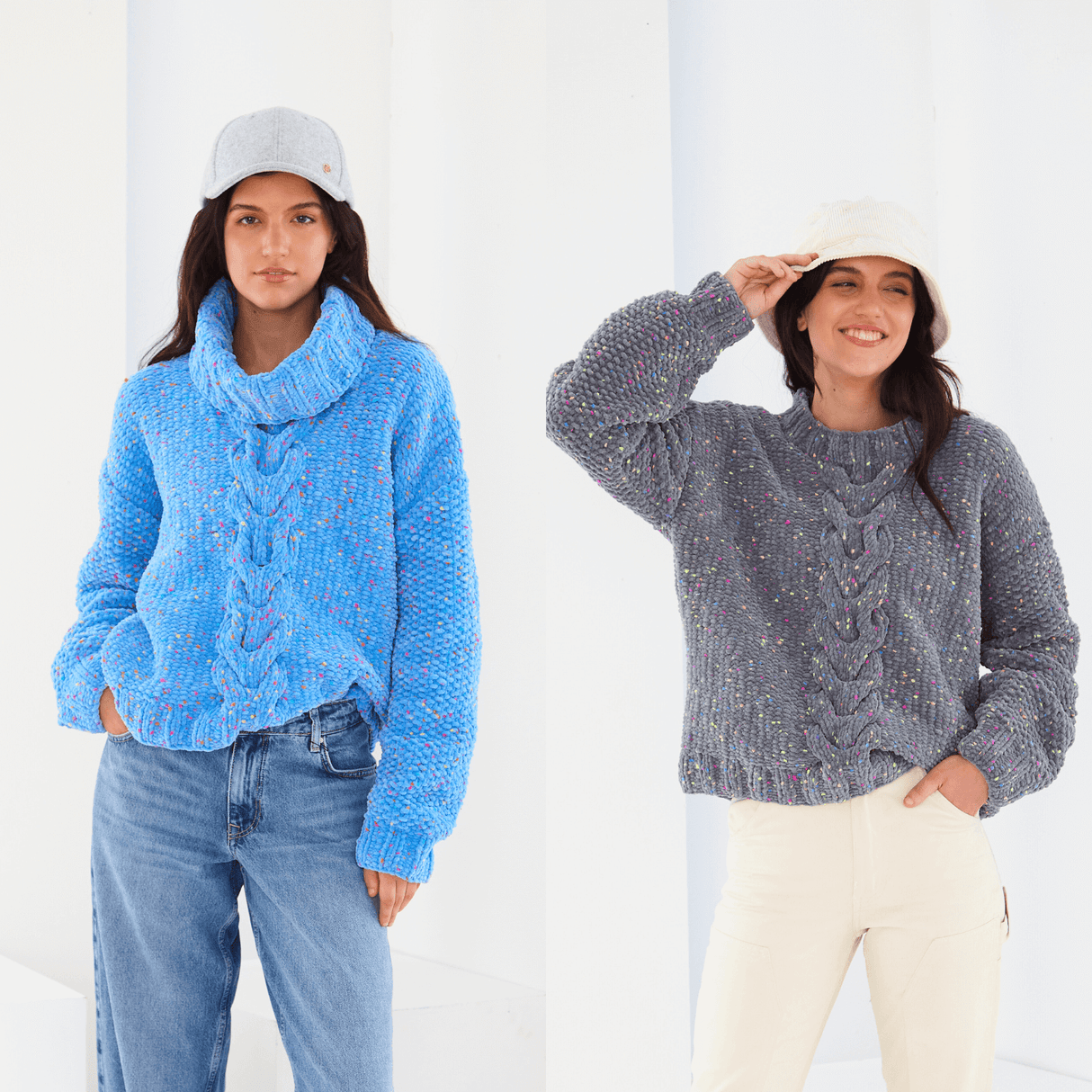 King Cole Yumtastic Chunky Women's Sweaters Pattern 6256