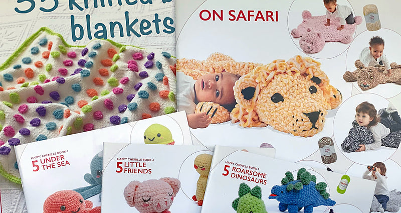 Browse our chenille yarn patterns and books