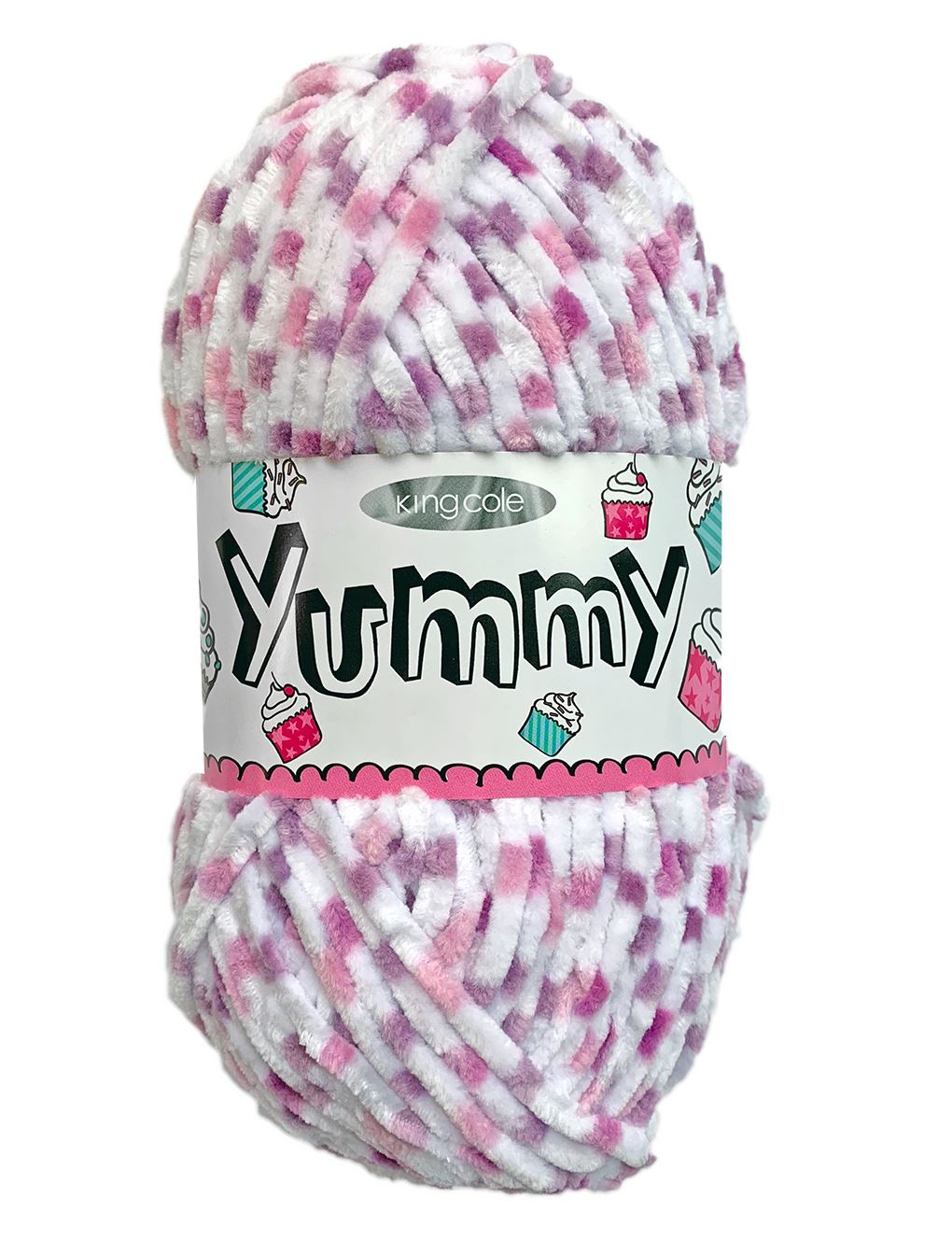 King Cole Yummy Berries (3226) chenille yarn - 100g