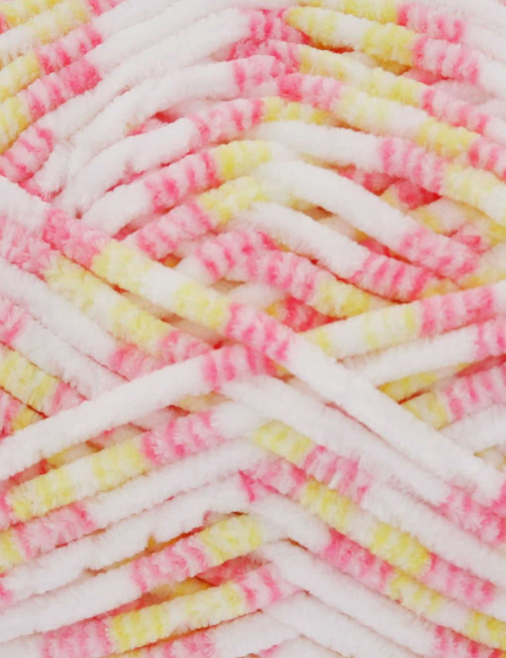 King Cole Yummy Battenburg (2214) chenille yarn - 100g