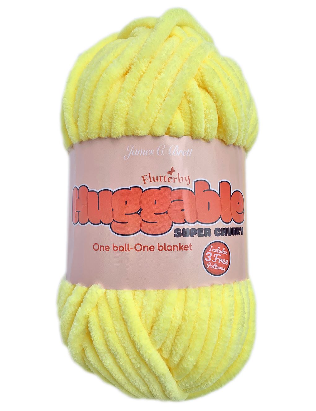 James C Brett Flutterby Huggable UG01 chenille yarn 250g