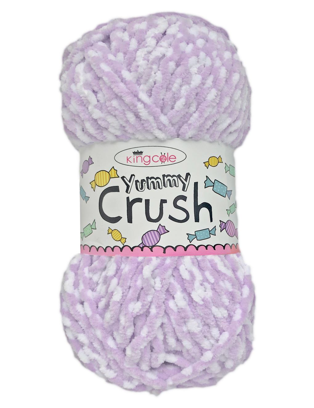 King Cole Yummy Crush Parma Violet (4589) chenille yarn - 100g