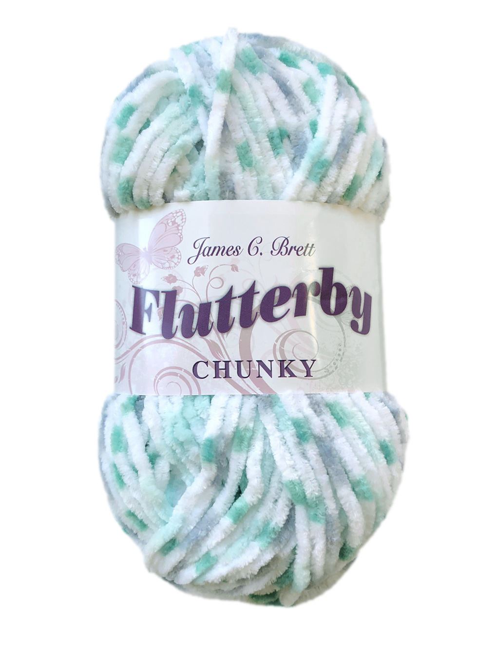 James C Brett Flutterby Chunky (B41) chenille yarn - 100g