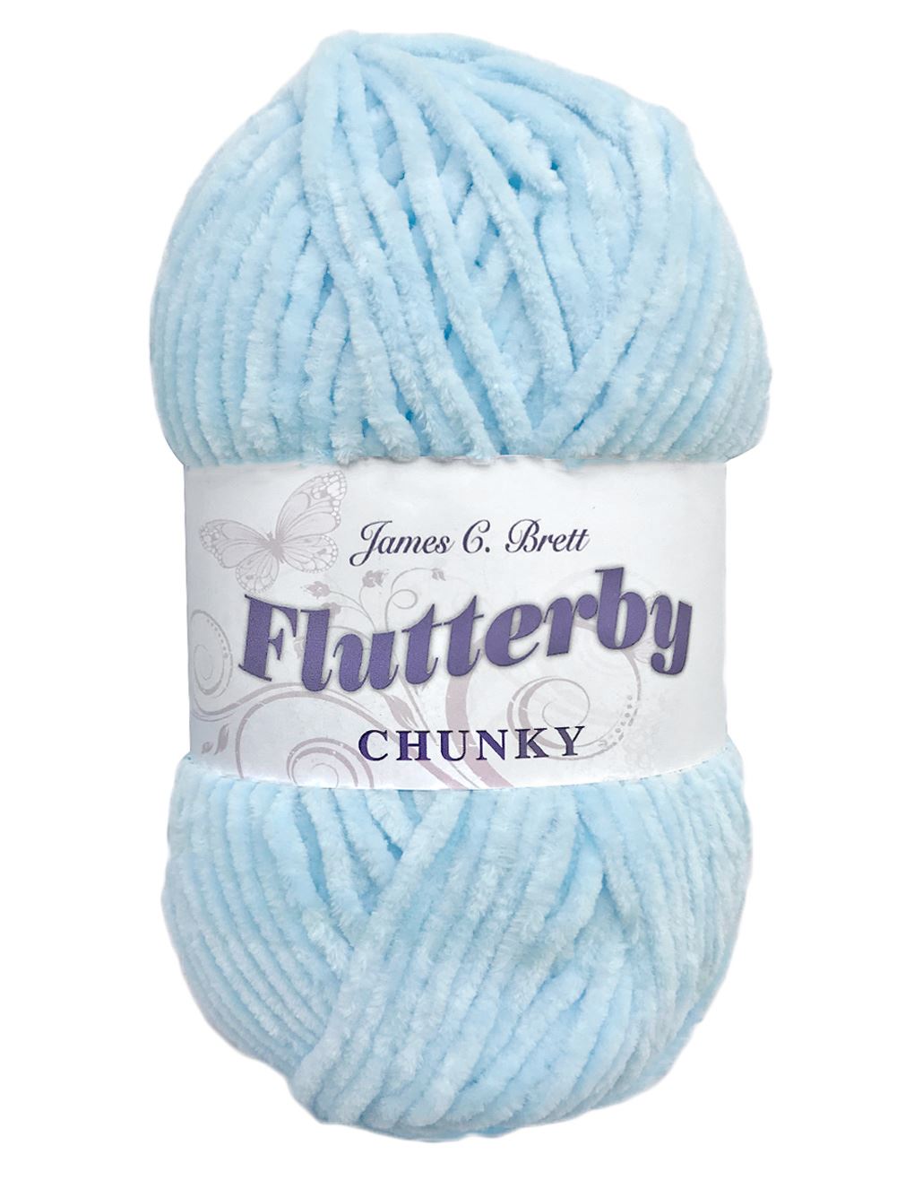 James C Brett Flutterby Chunky (B3) chenille yarn - 100g
