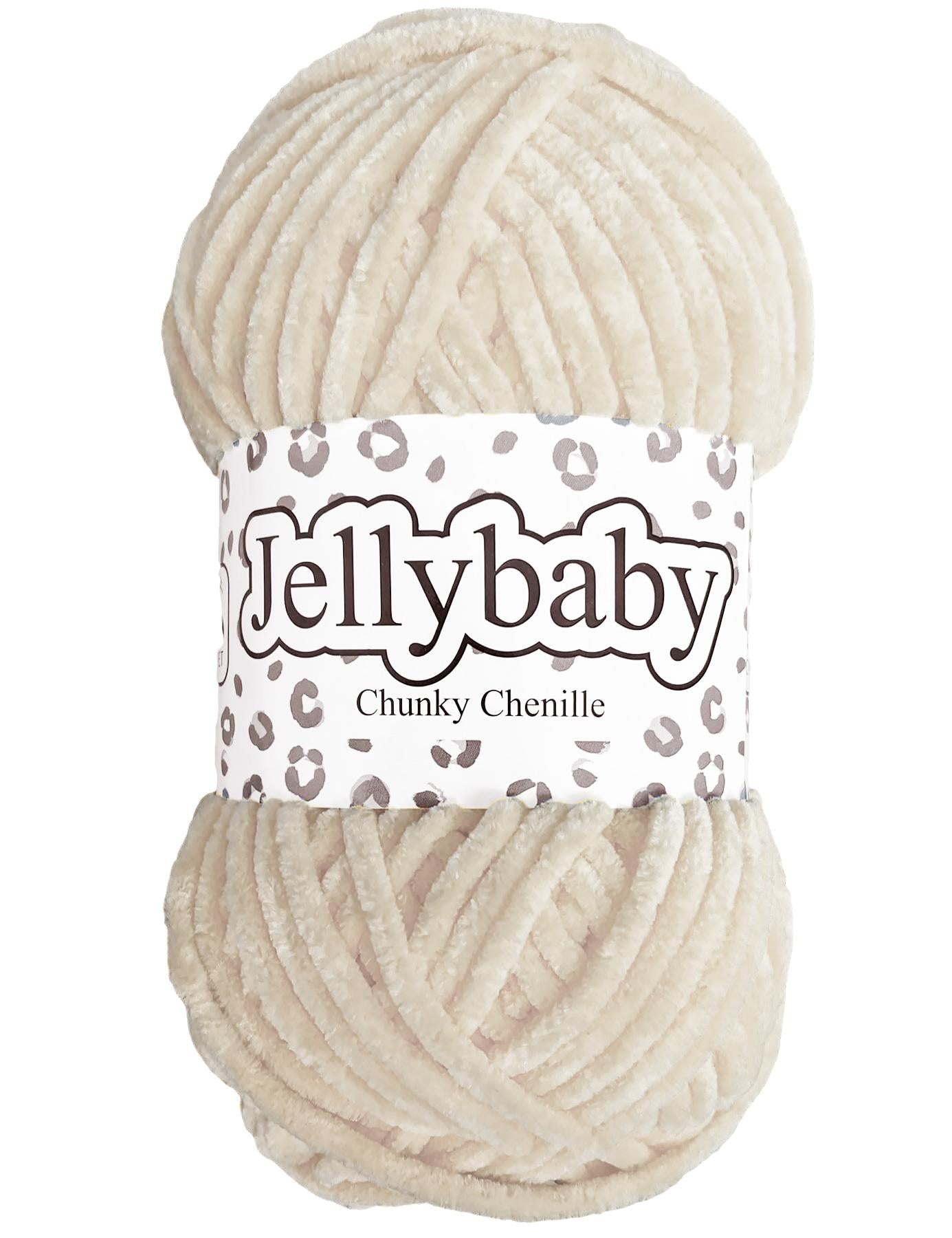 Cygnet Jellybaby Chenille Chunky Oyster (015) -100g