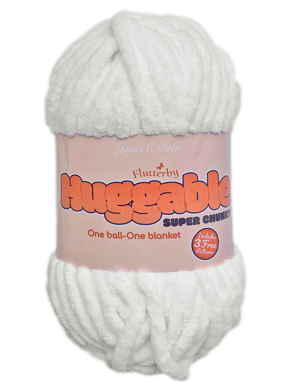James C Brett Flutterby Huggable (UG04) chenille yarn 250g