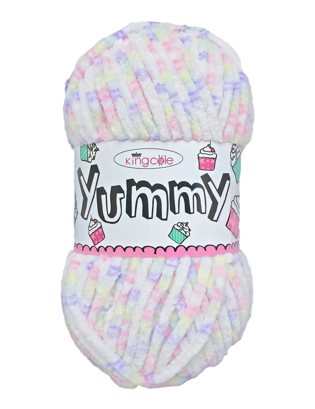 King Cole Yummy Tutti Frutti (3370) chenille yarn - 100g