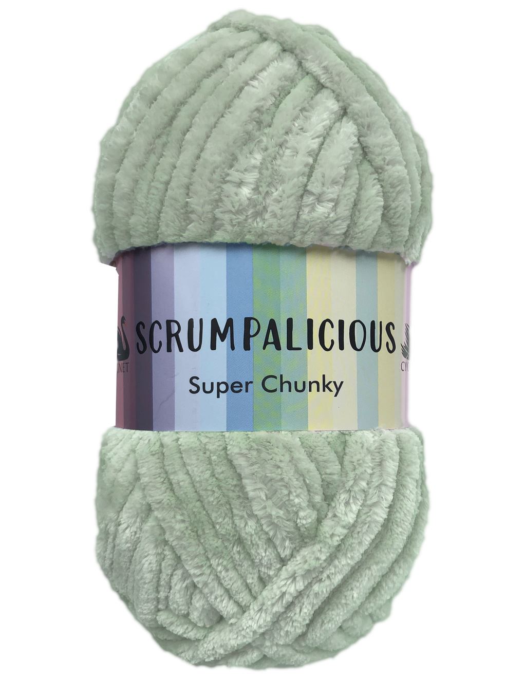 Cygnet Scrumpalicious Pebble Grey (2002) chenille yarn - 200g