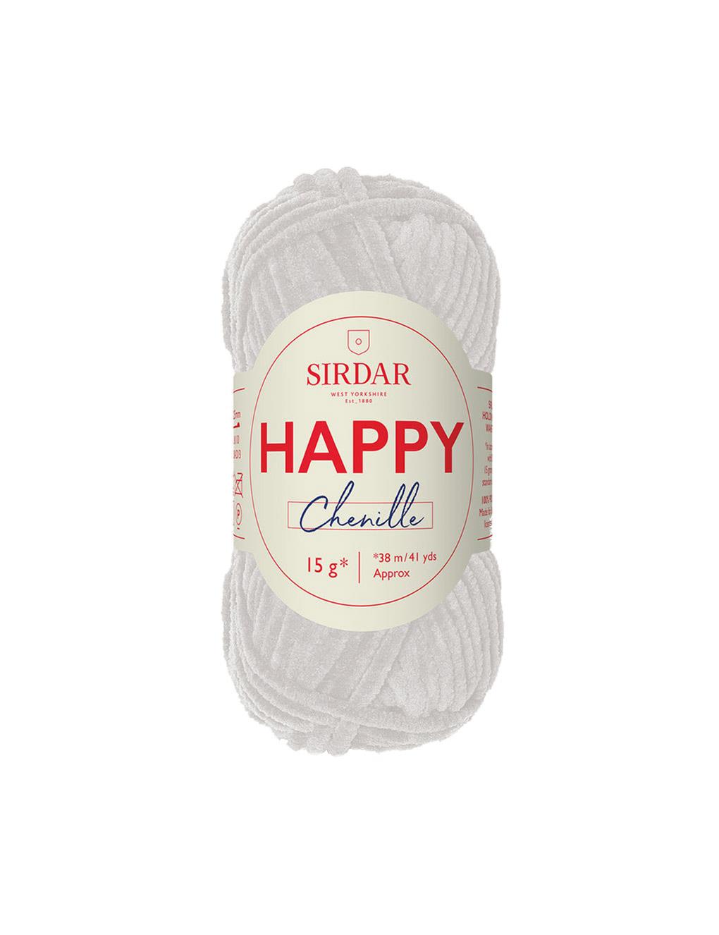 Sirdar Happy Chenille Fluffy (011) yarn - 15g