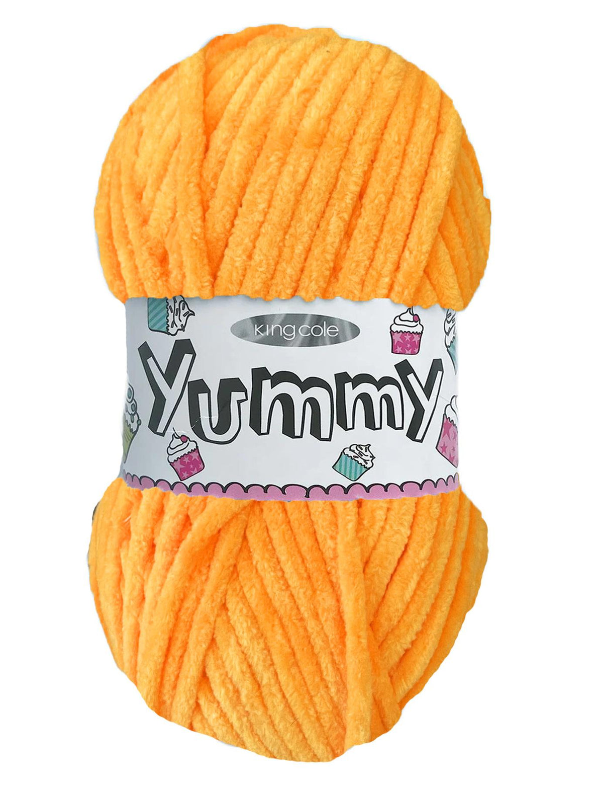 King Cole Yummy Easter Yellow (4752) chenille yarn - 100g