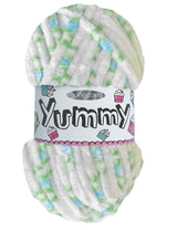 King Cole Yummy Blue Rose (4745) chenille yarn - 100g