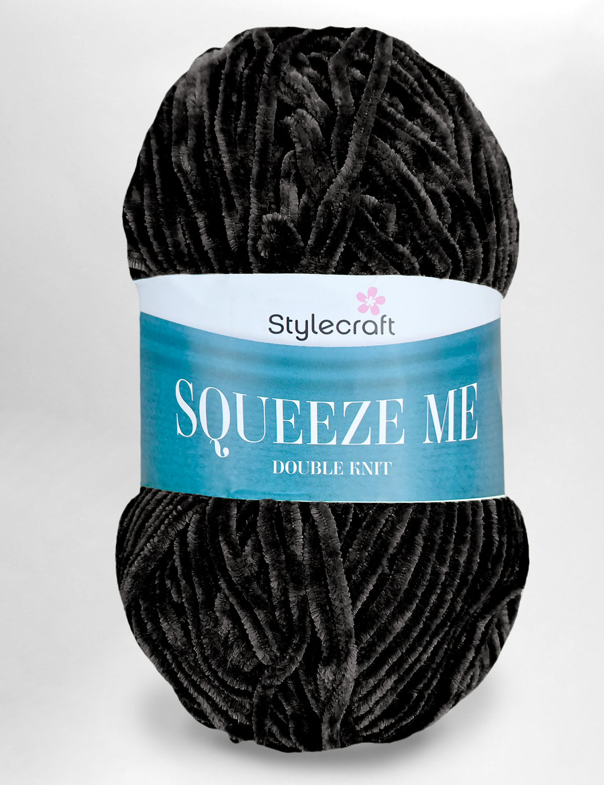 Stylecraft Squeeze Me Black (5607) DK Chenille 100g
