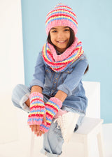 King Cole Yumtastic Chunky Child's Sweater & Accessories Pattern 6250