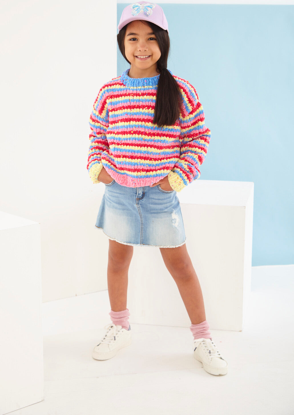 King Cole Yumtastic Chunky Child's Sweater & Accessories Pattern 6250