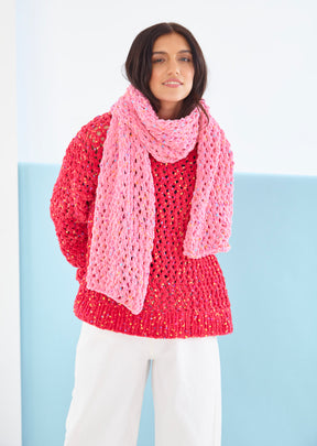 King Cole Yumtastic Chunky Women's Sweater & Accessories Pattern 6257