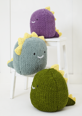 King Cole Jumbo Toastie Squishy Dinosaur Toys Pattern 9216