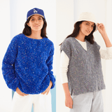 King Cole Yumtastic Chunky Women's Sweater and Tank Top Pattern 6253