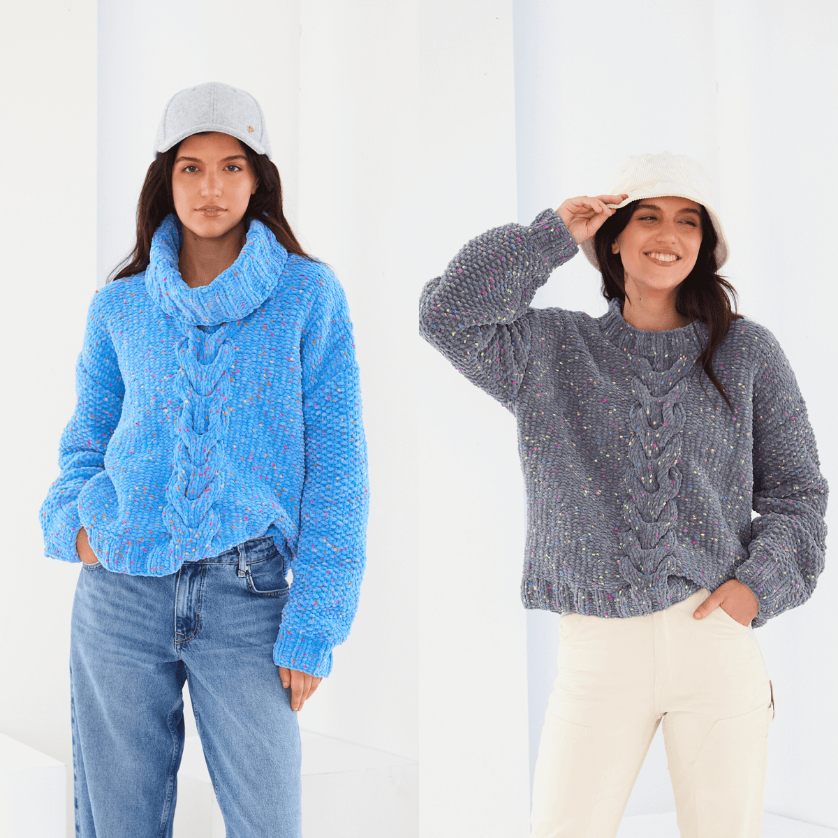King Cole Yumtastic Chunky Women's Sweaters Pattern 6256