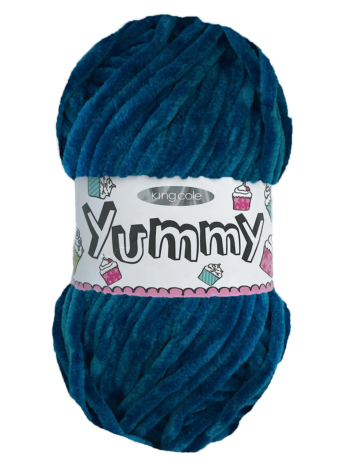 King Cole Yummy Navy (4751) chenille yarn - 100g