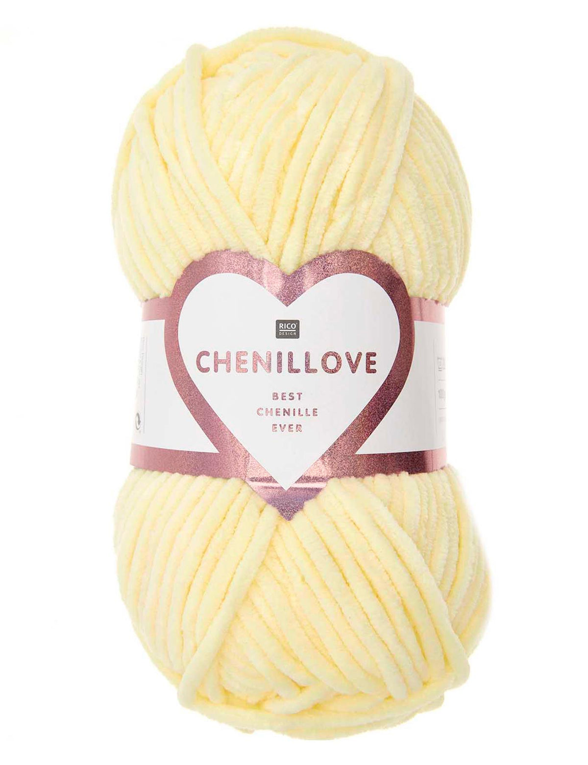 RICO Chenillove Vanilla (003) chenille yarn - 100g