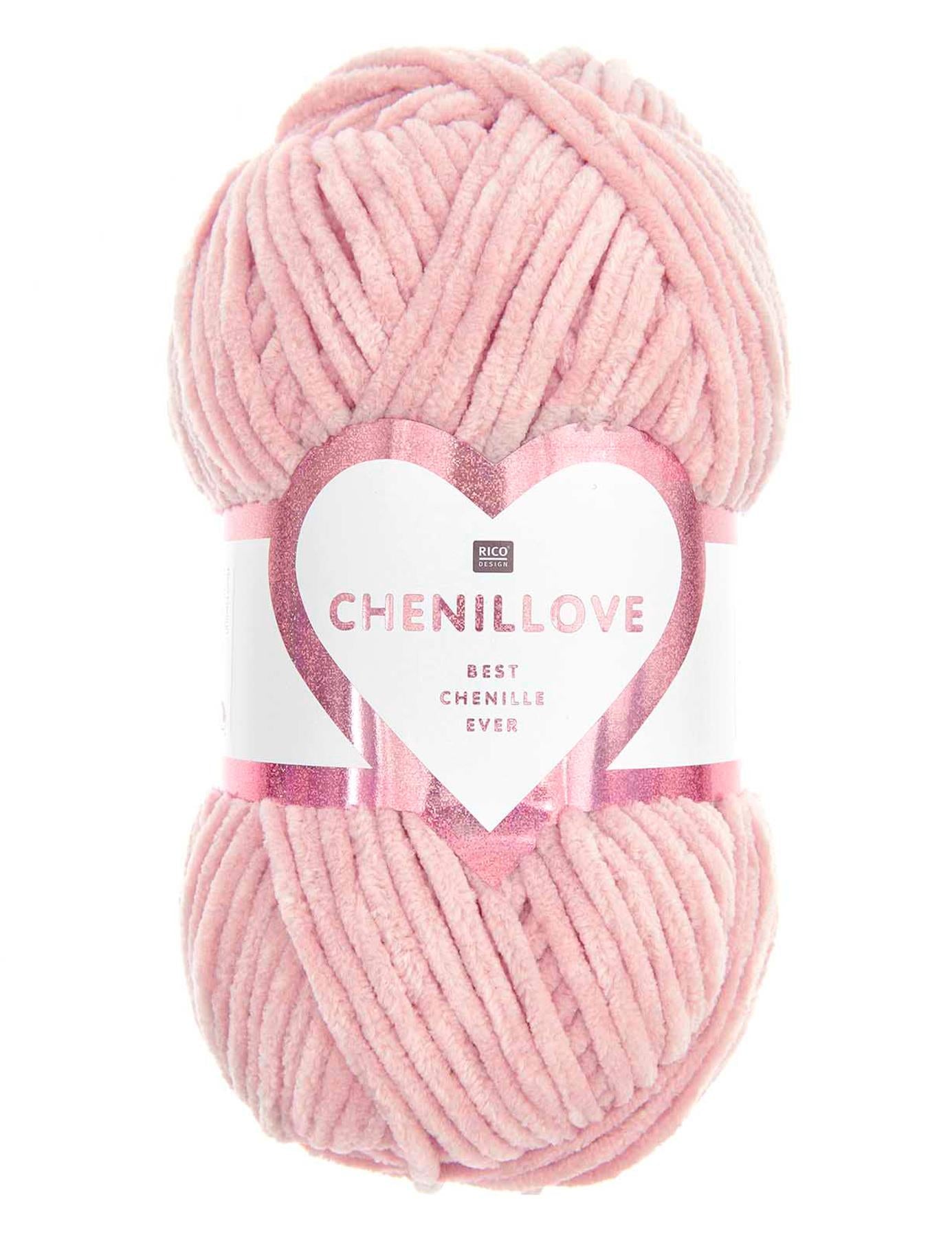RICO Chenillove Mint (004) chenille yarn - 100g