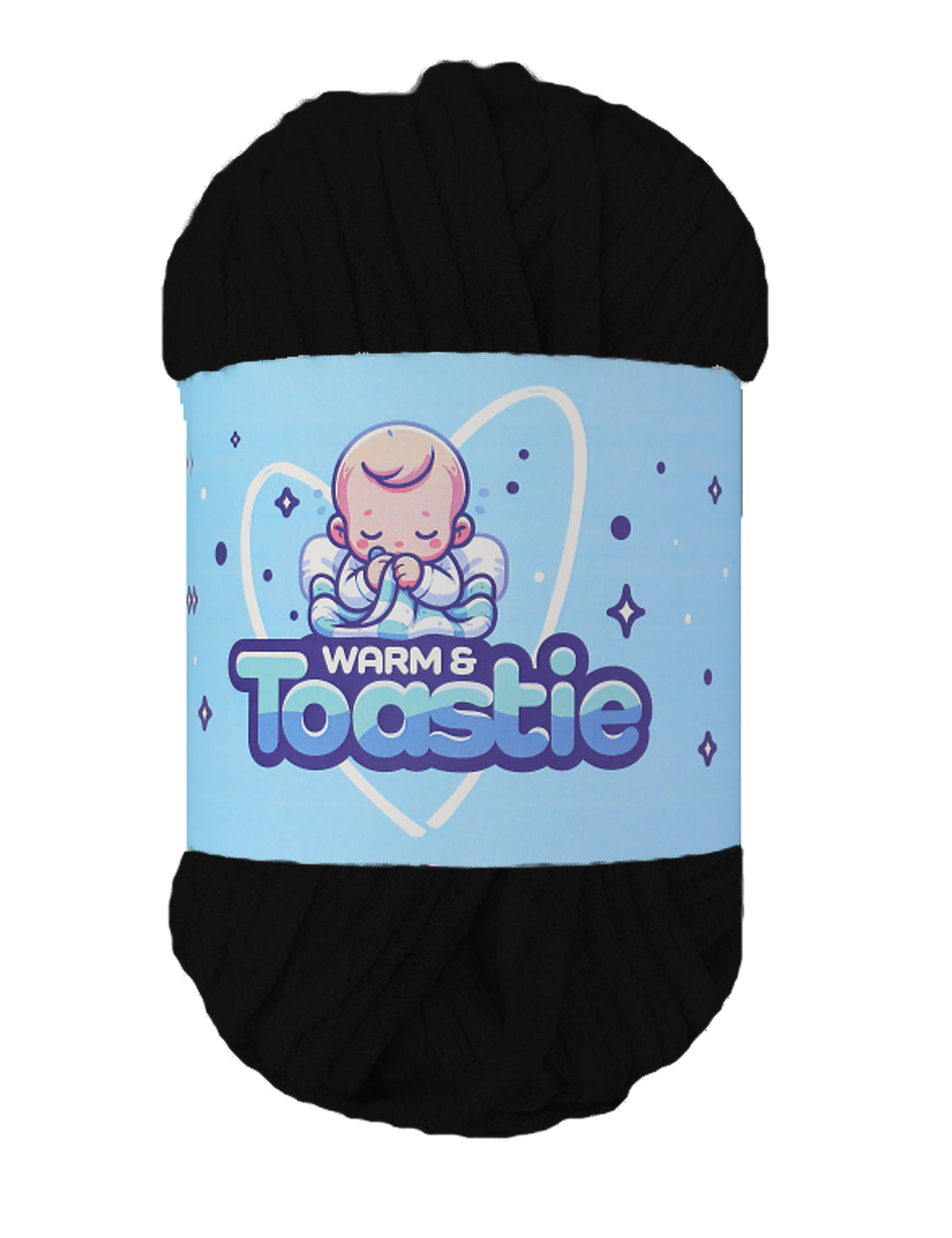 King Cole Warm & Toastie Black (5993) chenille yarn - 200g