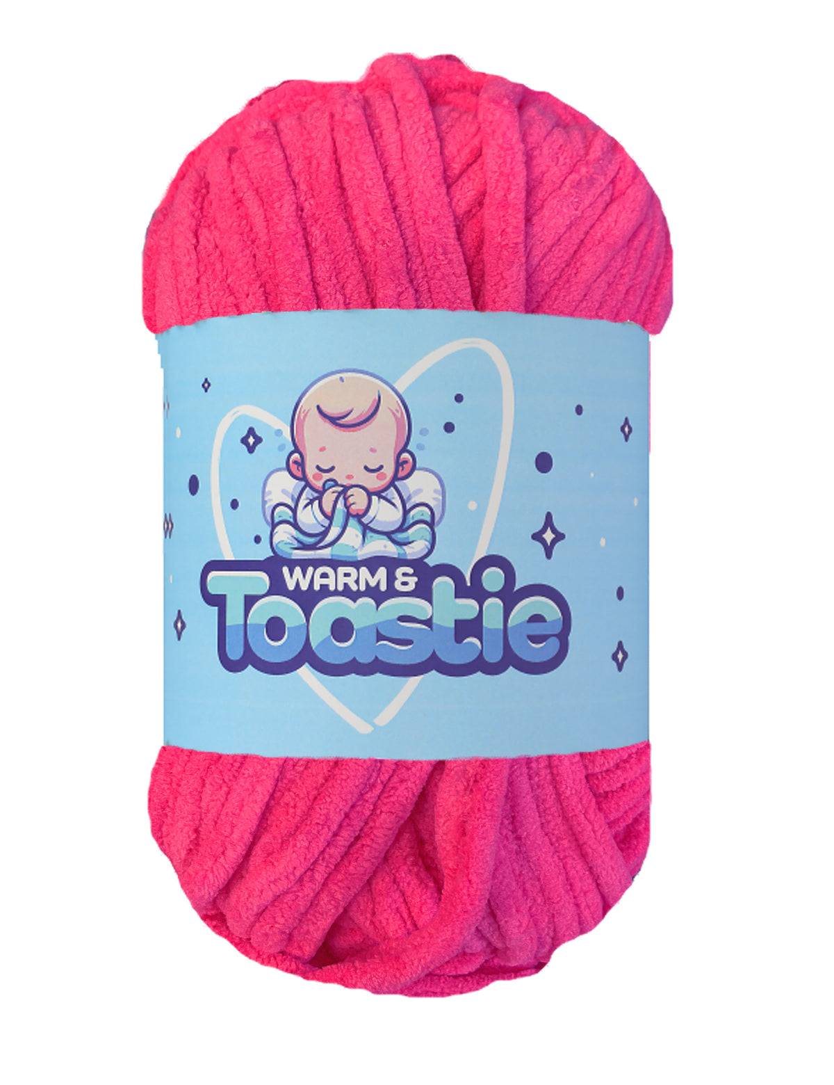 King Cole Warm & Toastie Bubblegum (5990) chenille yarn - 200g