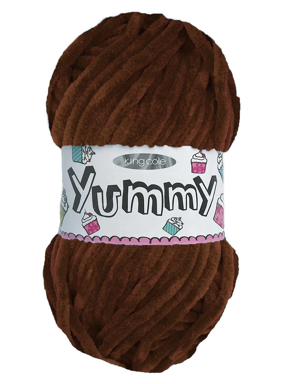 King Cole Yummy Chocolate (4759) chenille yarn - 100g