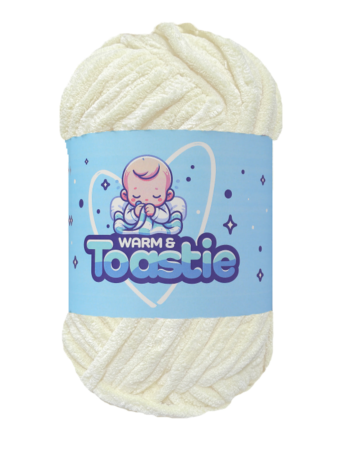 King Cole Warm & Toastie Cream (5981) chenille yarn - 200g