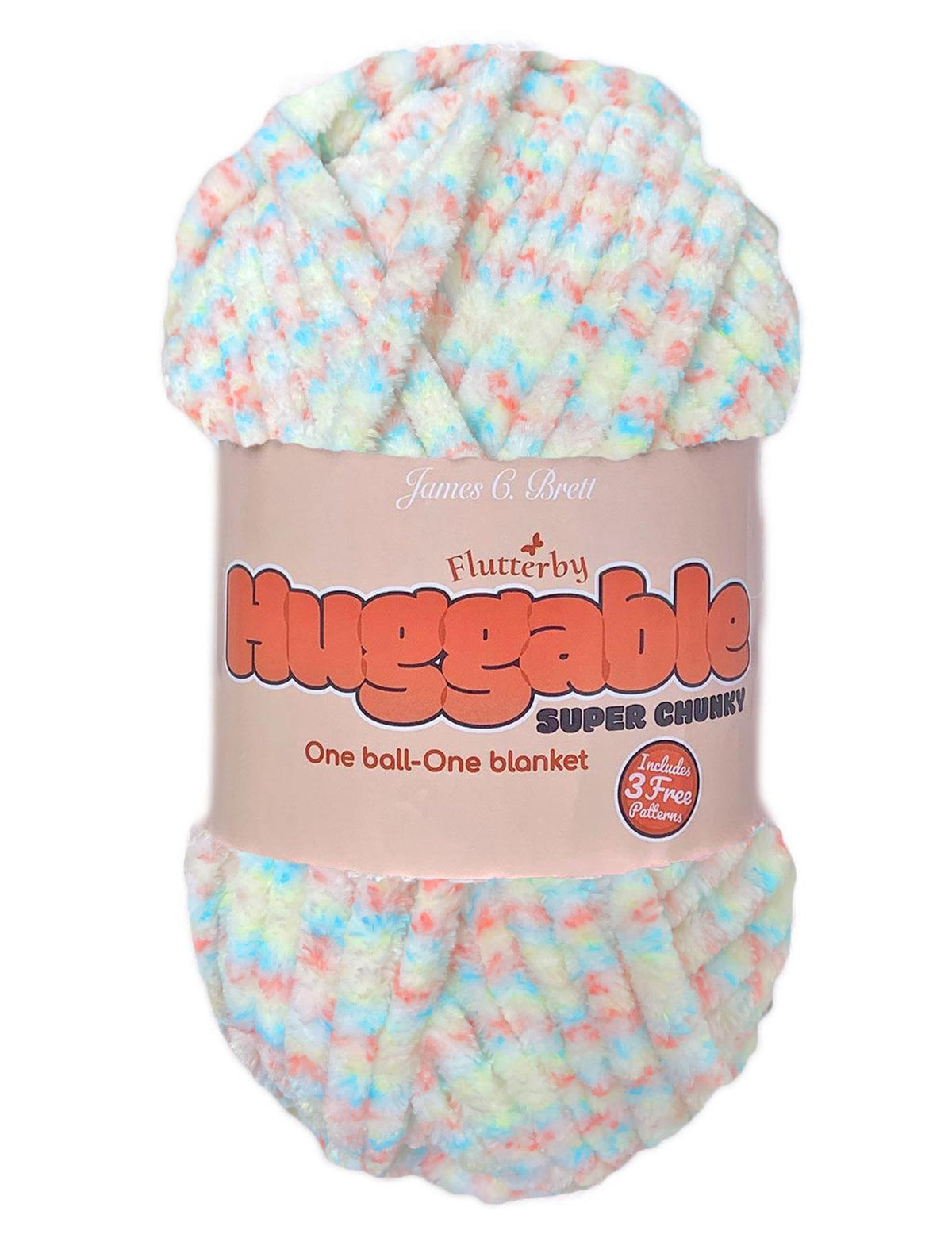 James C Brett Flutterby Huggable (UG14) chenille yarn - 250g