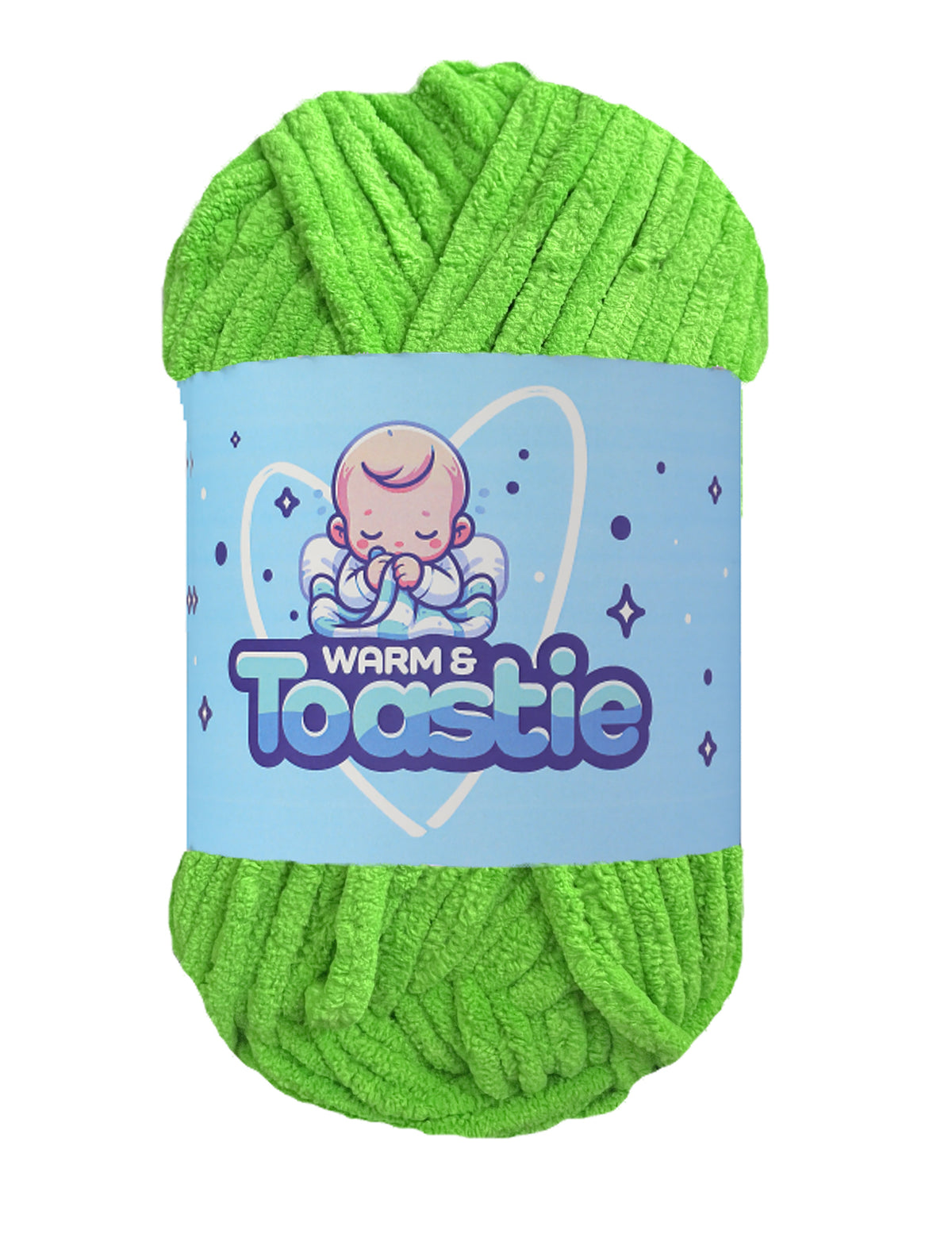 King Cole Warm & Toastie Green (5988) chenille yarn - 200g
