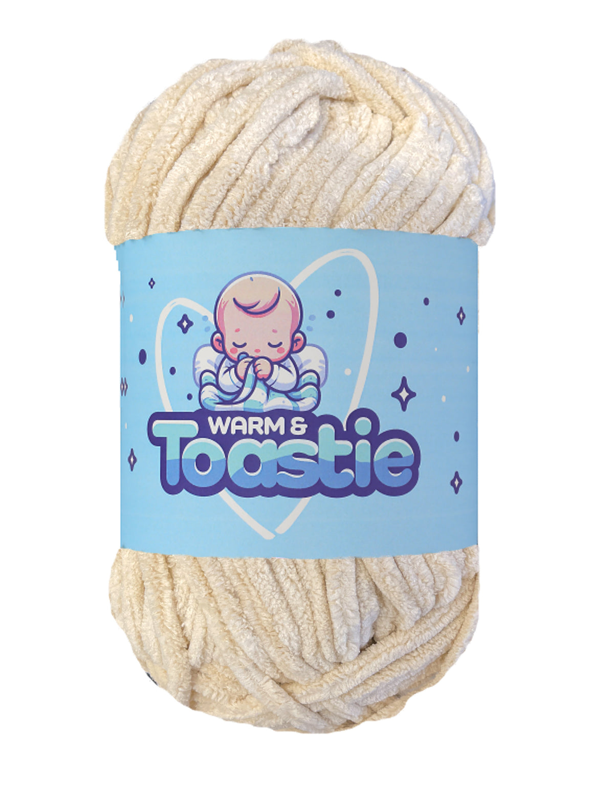 King Cole Warm & Toastie Natural (5982) chenille yarn - 200g