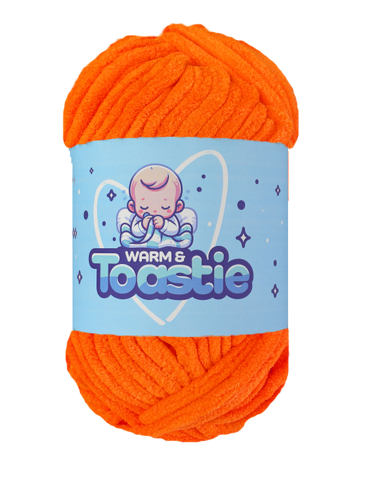 King Cole Warm & Toastie Orange (5991) chenille yarn - 200g