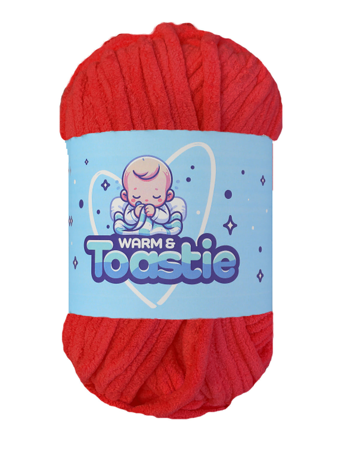 King Cole Warm & Toastie Red (5992) chenille yarn - 200g