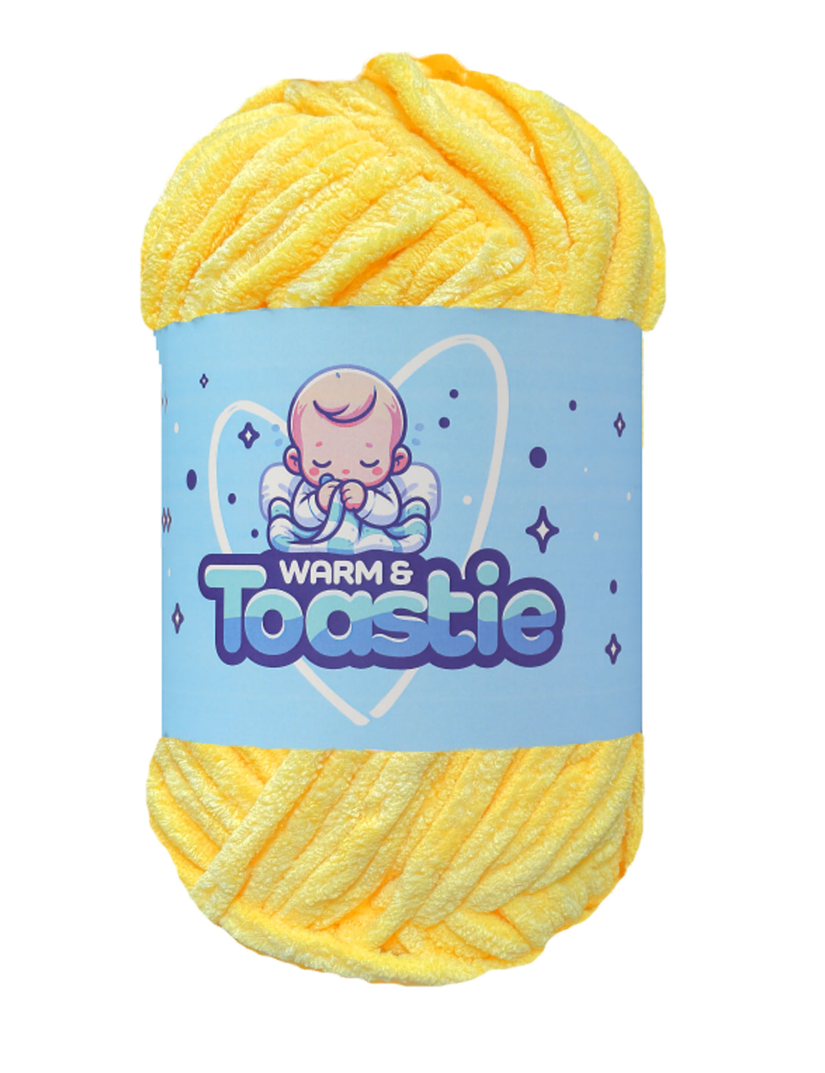 King Cole Warm & Toastie Yellow (5987) chenille yarn - 200g