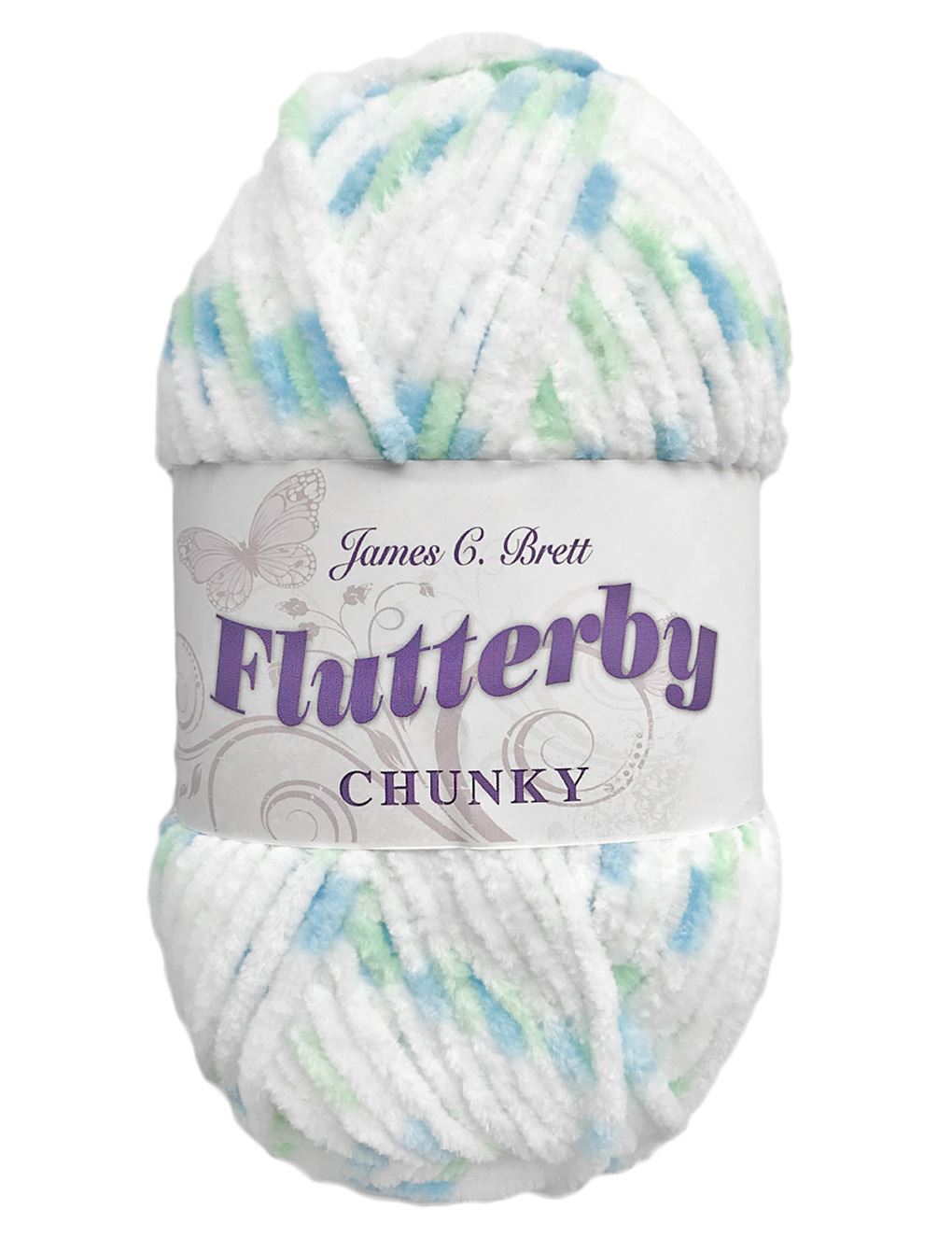 James C Brett Flutterby Chunky (B8) chenille yarn - 100g