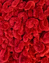 King Cole Funny Yummy Red (4148) chenille yarn - 100g