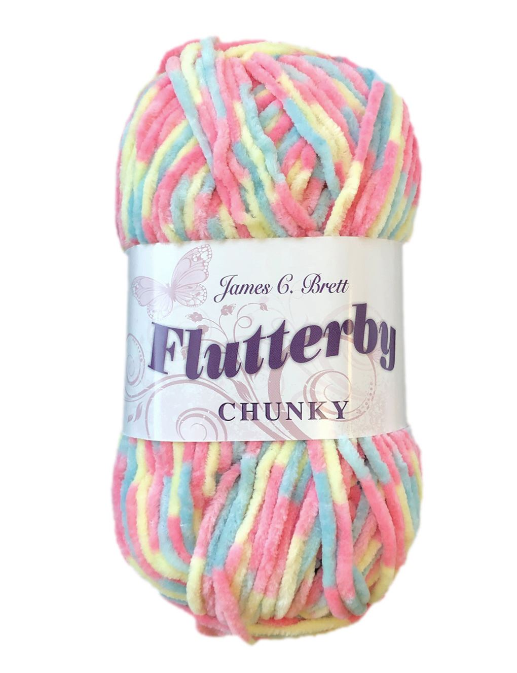 James C Brett Flutterby Chunky (B39) chenille yarn - 100g