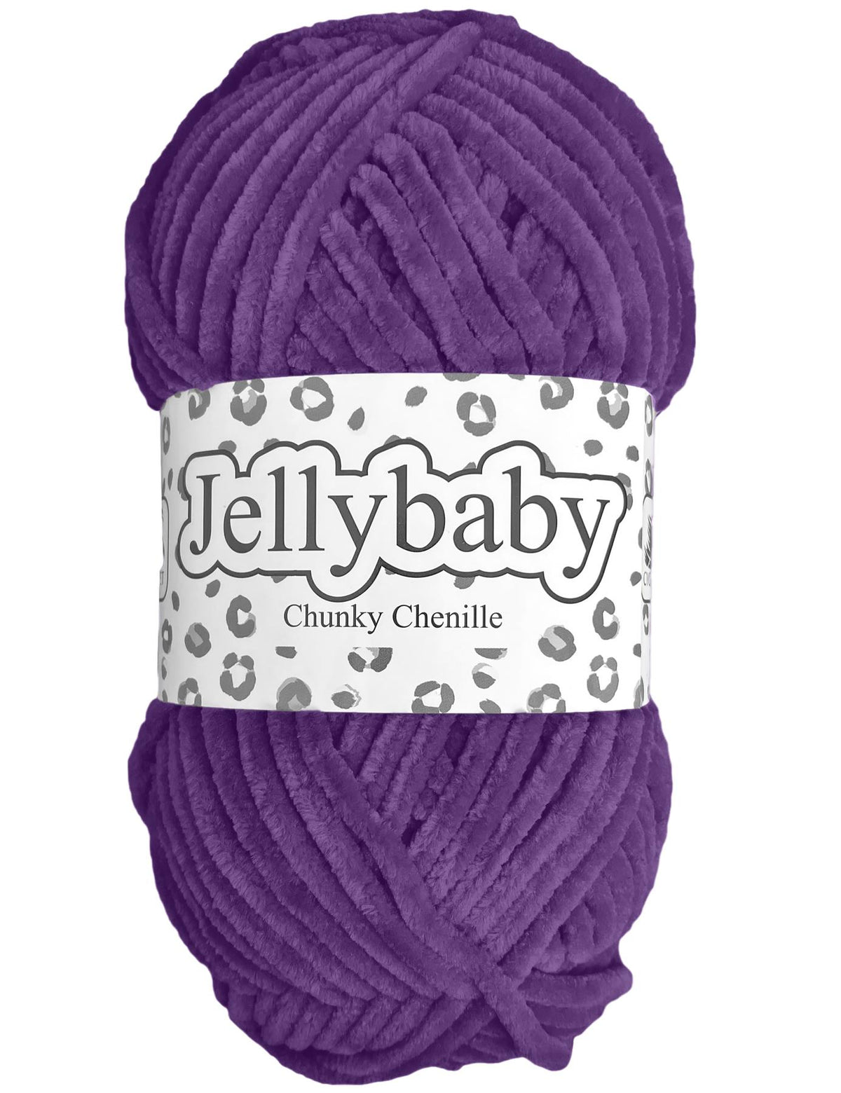 Cygnet Jellybaby Chenille Chunky Deep Violet (008) -100g