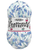 King Cole Yummy Aqua (2225) chenille yarn - 100g