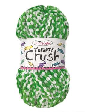 King Cole Yummy Crush Apple Fizz (4591) chenille yarn - 100g