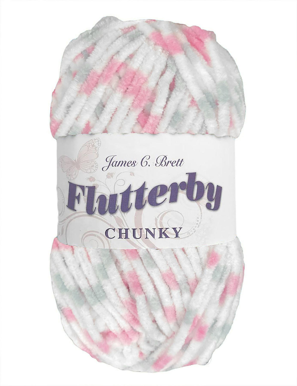 James C Brett Flutterby Chunky (B53) chenille yarn - 100g