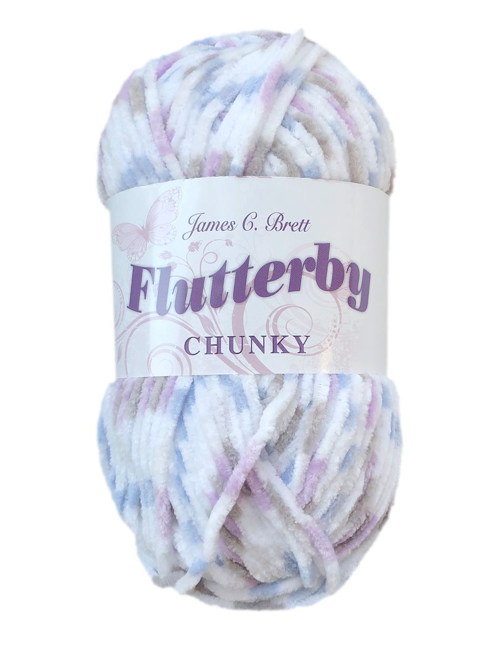 James C Brett Flutterby Chunky (B40) chenille yarn - 100g