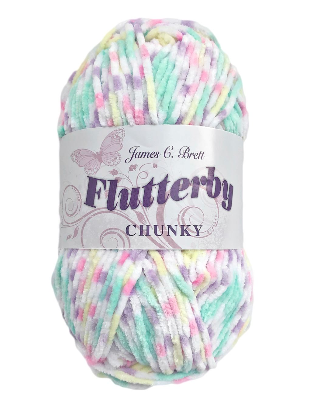 James C Brett Flutterby Chunky (B42) chenille yarn - 100g