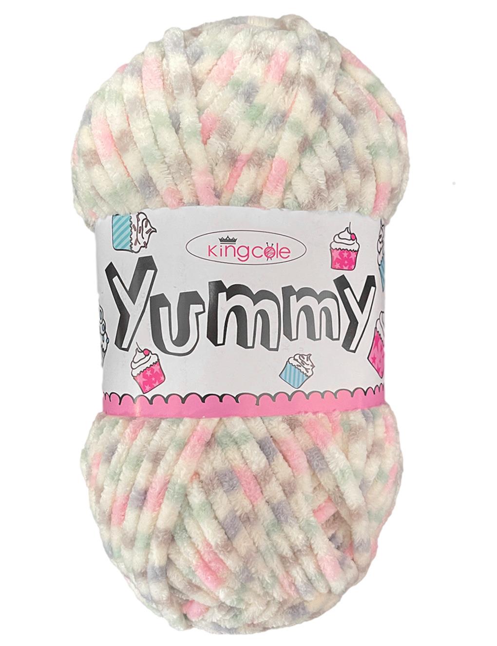 King Cole Yummy Sorbet (3480) chenille yarn - 100g